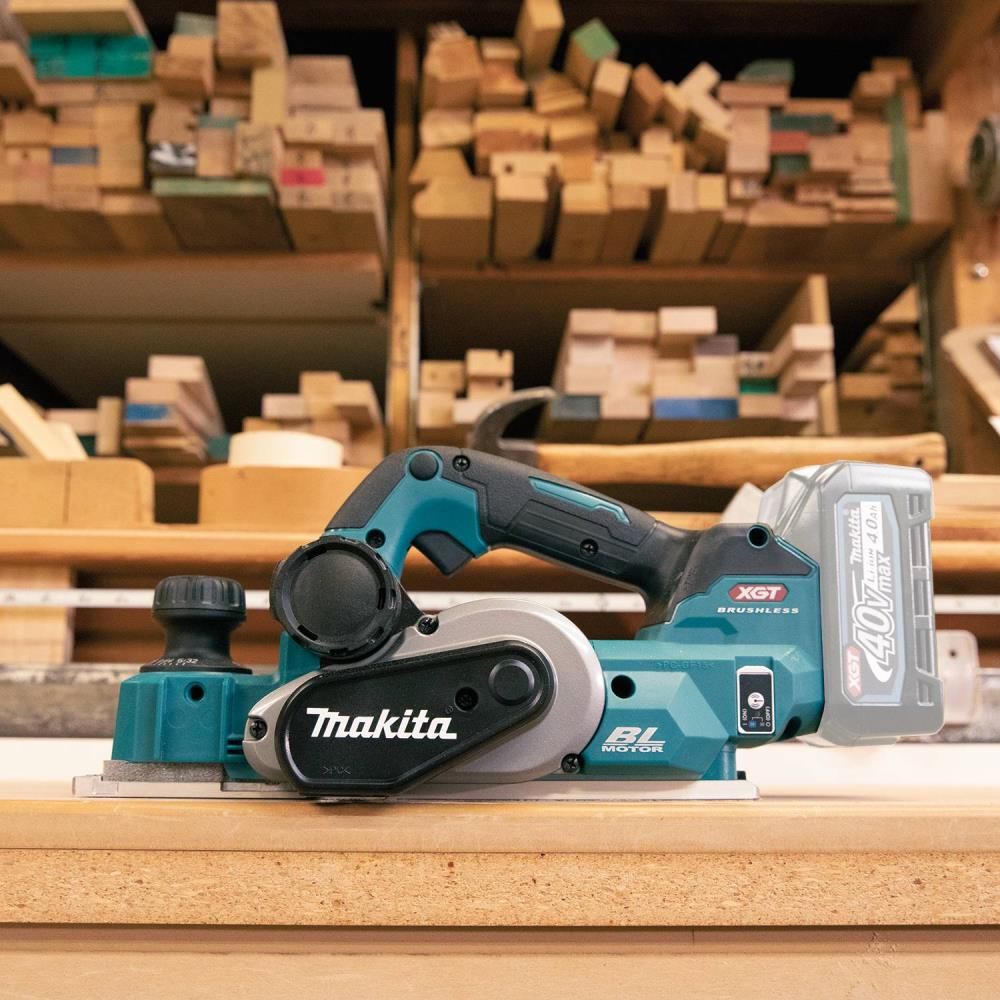 Makita 40V max XGT Cordless 3 1/4in Planer AWS Capable (Bare Tool), large image number 4