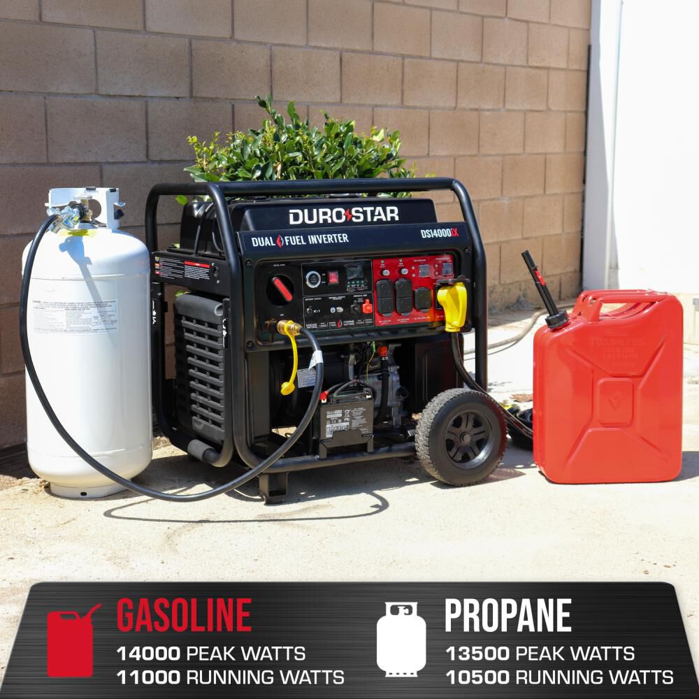 Duromax 14000 Watt Dual Fuel 49 State Inverter Generator with CO Alert, large image number 3