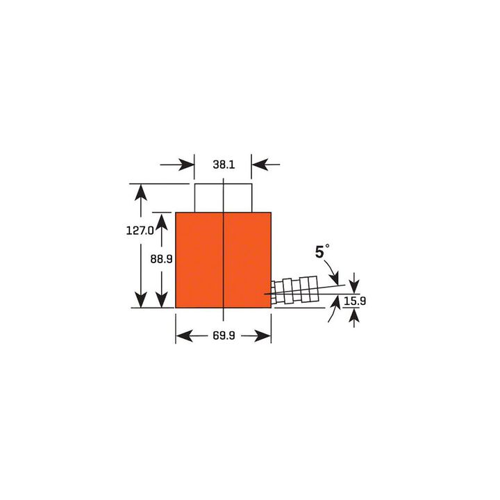 Power Team 10 Ton 1.5in Cylinder Stroke RSS Series Shorty Single Acting, large image number 1