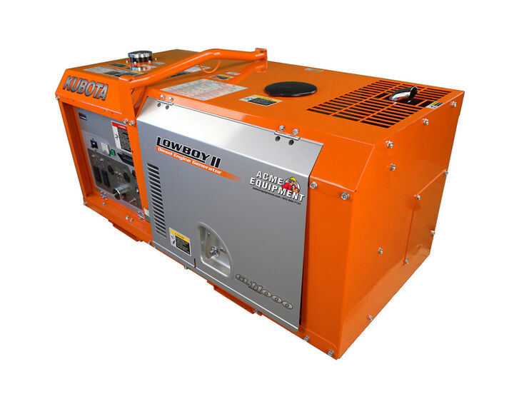 Kubota Lowboy Pro II Series 11,000 Watt (11kW) Diesel Powered 50-State Liquid-Cooled Standby Generator, large image number 2