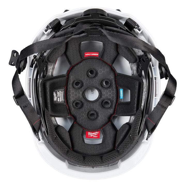 Milwaukee BOLT Black Safety Helmet with IMPACT ARMOR Liner (USA)-Type 2, Class E, large image number 11