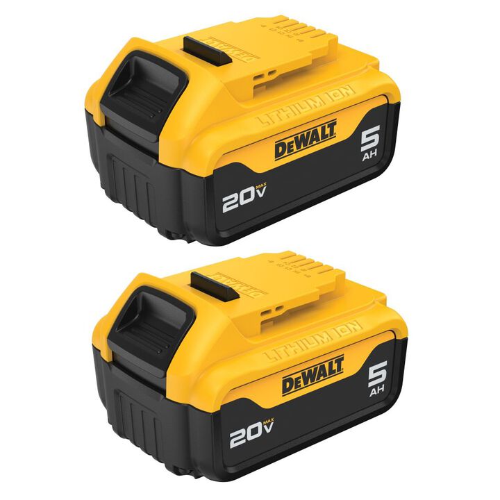 DEWALT 20V MAX Jobsite Fan & 20V MAX XR Battery 5Ah 2 Pack Bundle, large image number 1