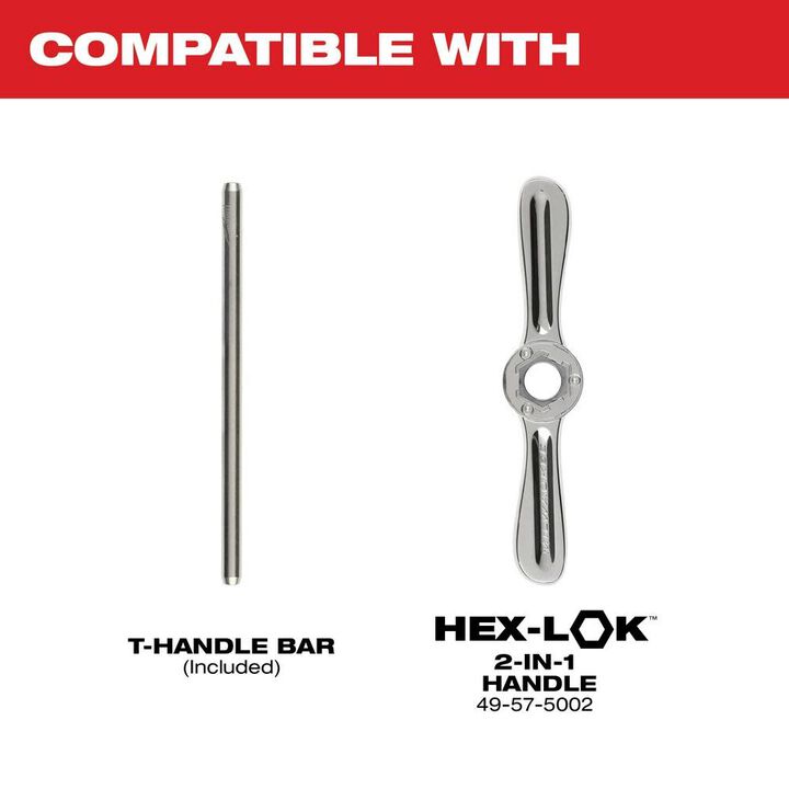 Milwaukee Tap Collet for Taps up to 1/2 & T Handle Bar, large image number 2