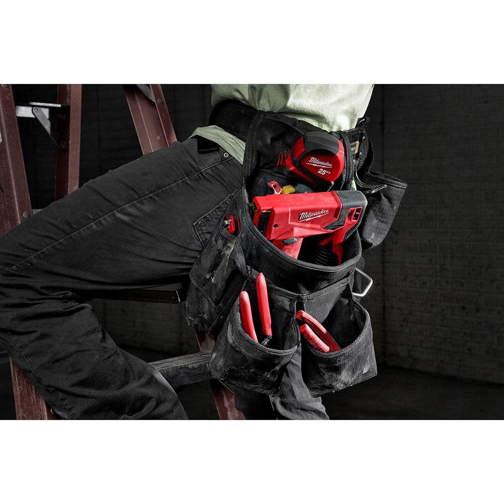 Milwaukee M12 3/8 Inch Crown Stapler (Bare Tool) CP 2Ah & XC 4Ah Starter Kit Bundle, large image number 12