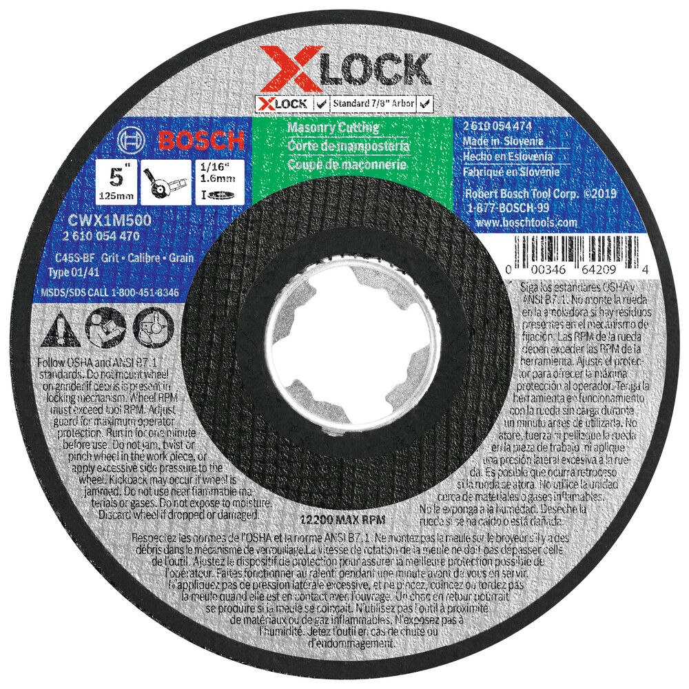 Bosch X-Lock Masonry Cutting T1 5in x 1/16in, large image number 1