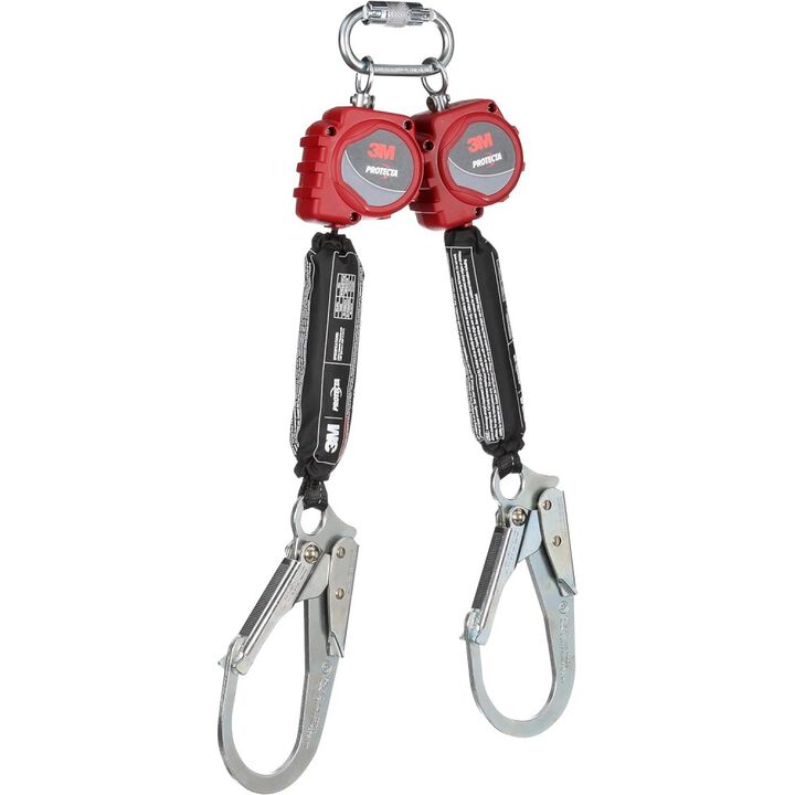 DBI Sala 6 Ft. Twin-Leg Self-Retracting Lifeline with Carabiner
