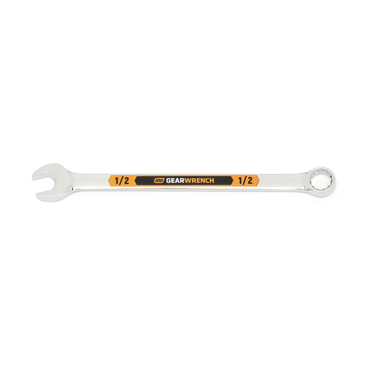GEARWRENCH 1/2 Inch 12 Point Hi-Viz Long Pattern Combination Wrench
