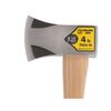 Truper 4 Lbs Forged Steel Blade Single Bit Splitting Axe with 34 Inch Handle, small image number 2