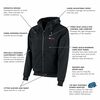 Bosch 12V Max Heated Hoodie Kit Black XL Reconditioned, small image number 2