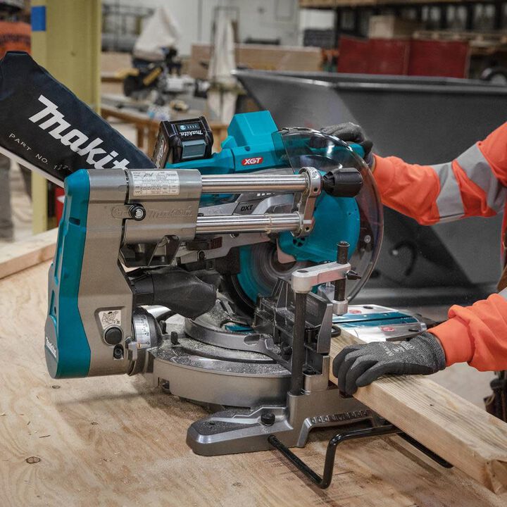 Makita 40V max XGT Dual Bevel Sliding Compound Miter Saw Kit 10in, large image number 16
