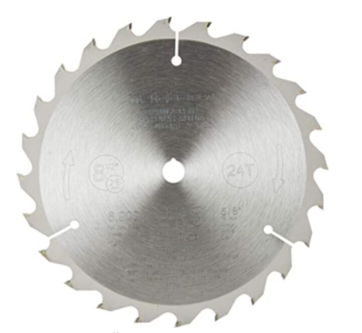 Metabo HPT Miter Saw Blade 8 1/2in Framing/Ripping Blade 24T 5/8in Arbor Tungsten Carbide Tip