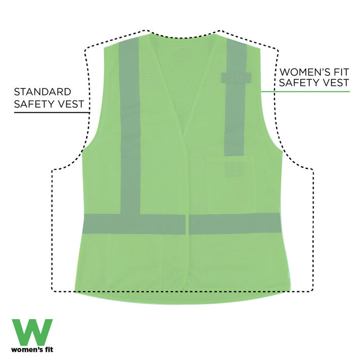 Ergodyne GloWear 8210HLW-S Class 2 Womens Hi-Vis Orange Vest Small, large image number 5