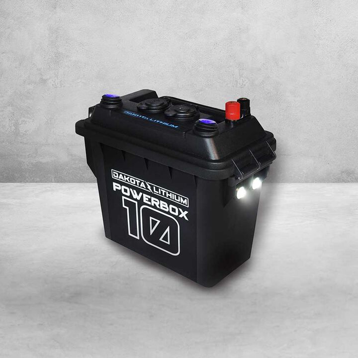 Dakota Lithium 12V 10Ah Power Box 10 Battery with Charger