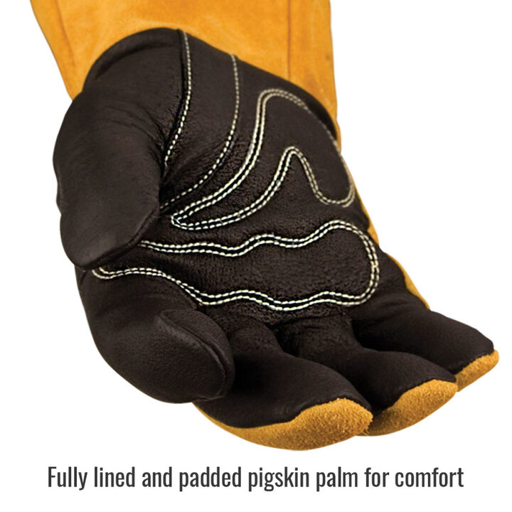 Black Stallion Premium Pigskin & Cowhide MIG Gloves Large, large image number 3