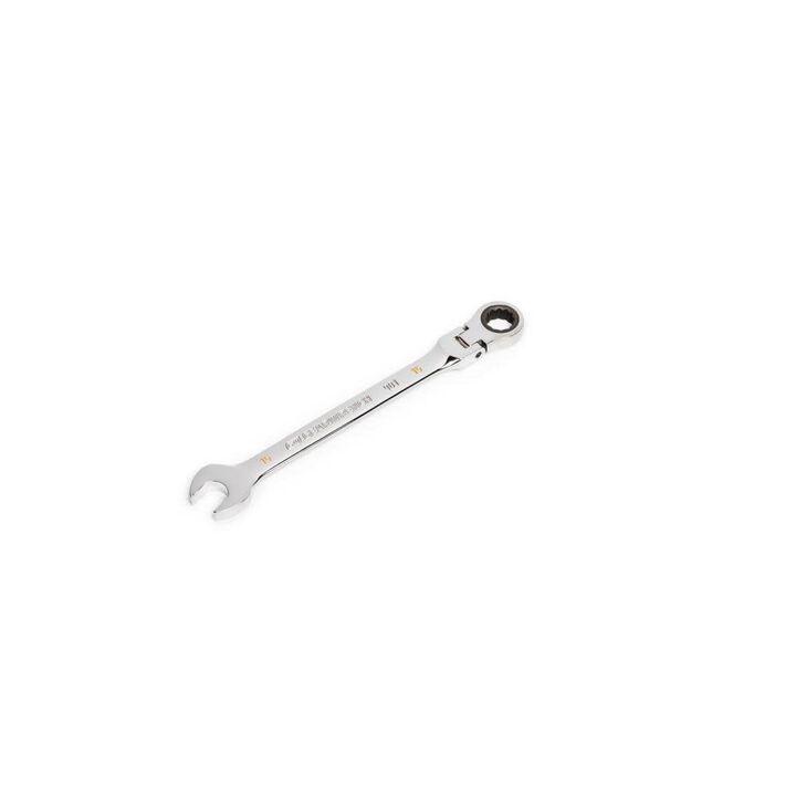 GEARWRENCH 15mm 90T 12 Point Flex Head Ratcheting Combination Wrench, large image number 5