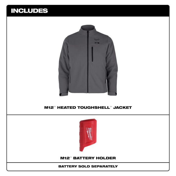 Milwaukee M12 Heated TOUGHSHELL Jacket, large image number 3