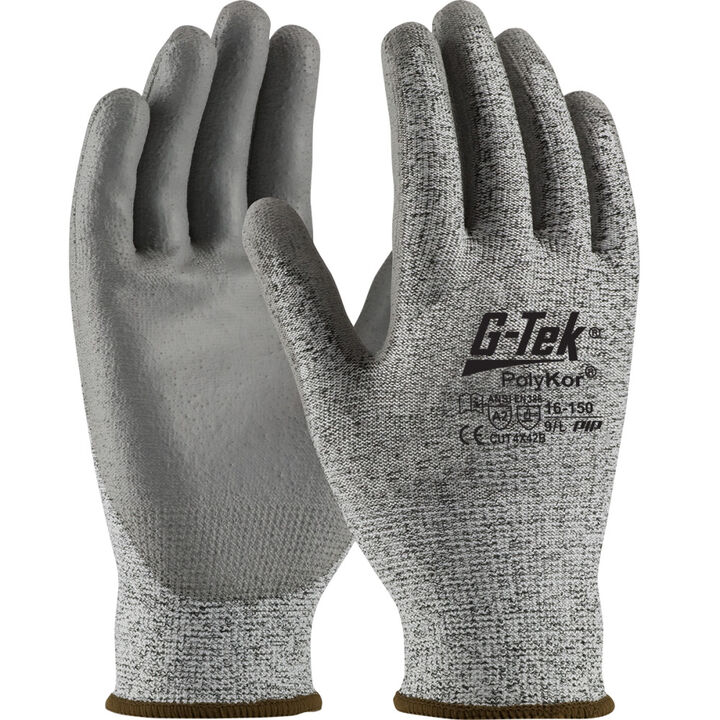 Protective Industrial Products Gloves Salt & Pepper Seamless Knit G-Tek PolyKor Blended XL 12 Pairs of Gloves