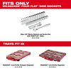 Milwaukee 3/8 32pc Ratchet and Socket Set in PACKOUT - Metric Tray, small image number 2