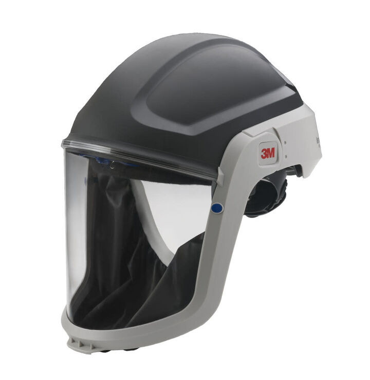 3M Versaflo Respiratory Hard Hat Assembly M-307 with Premium Visor and Faceseal