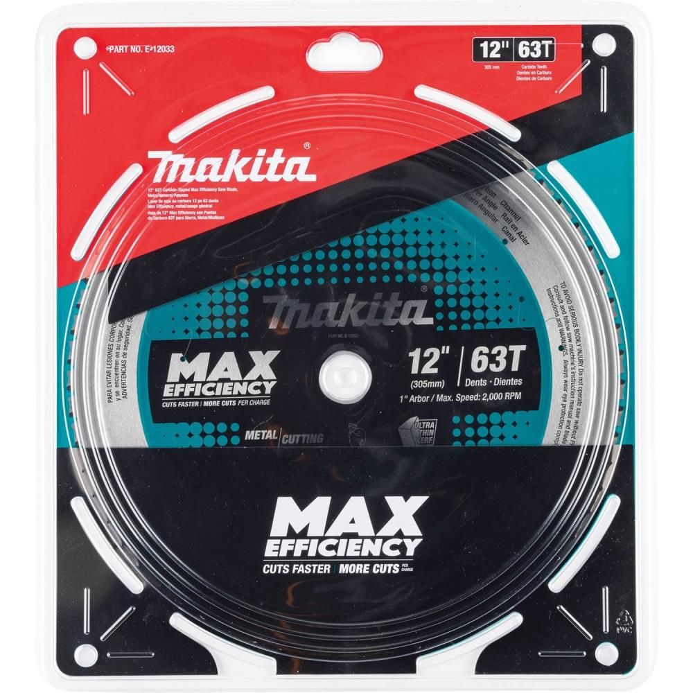 Makita 12in 63T Saw Blade Metal/General Purpose, large image number 2