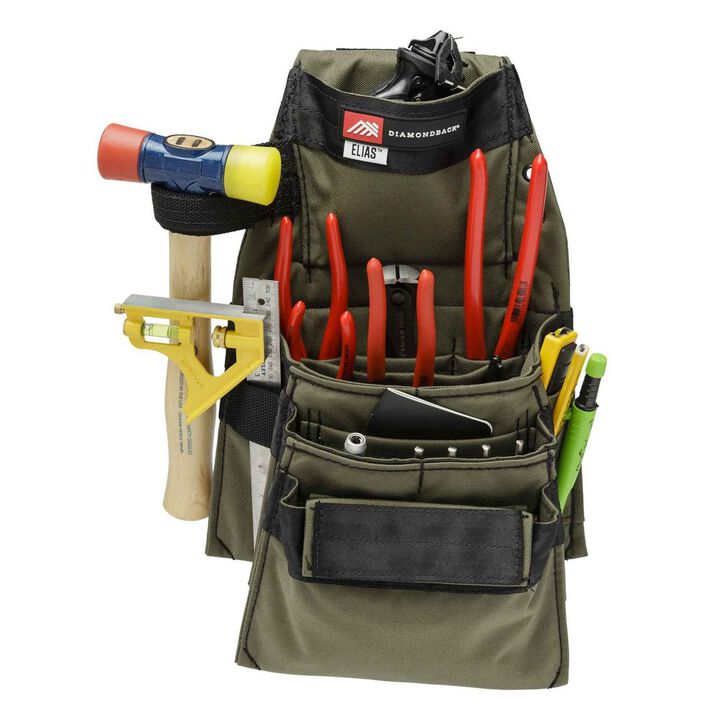 Diamondback Toolbelts Right Side Elias 2.0 Dominant Tool Belt Pouch, Ranger Green, large image number 1