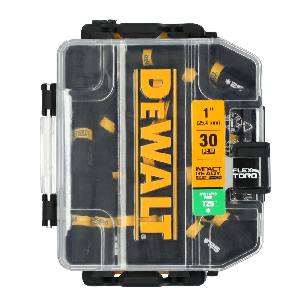 DEWALT FlexTorq 1/4 Inch x 1 Inch Torx Impact Driver Bit 30 Pieces, large image number 5