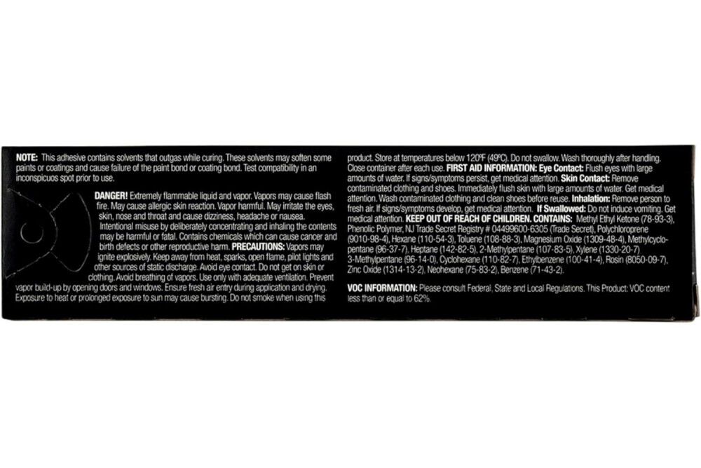 3M Bondo 5 Oz Tube Super Weatherstrip and Gasket Adhesive, Black, large image number 7