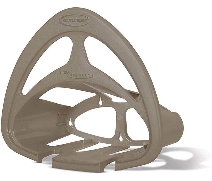 Suncast 150 Ft. Resin Wall Mounted Hose Hanger, Taupe