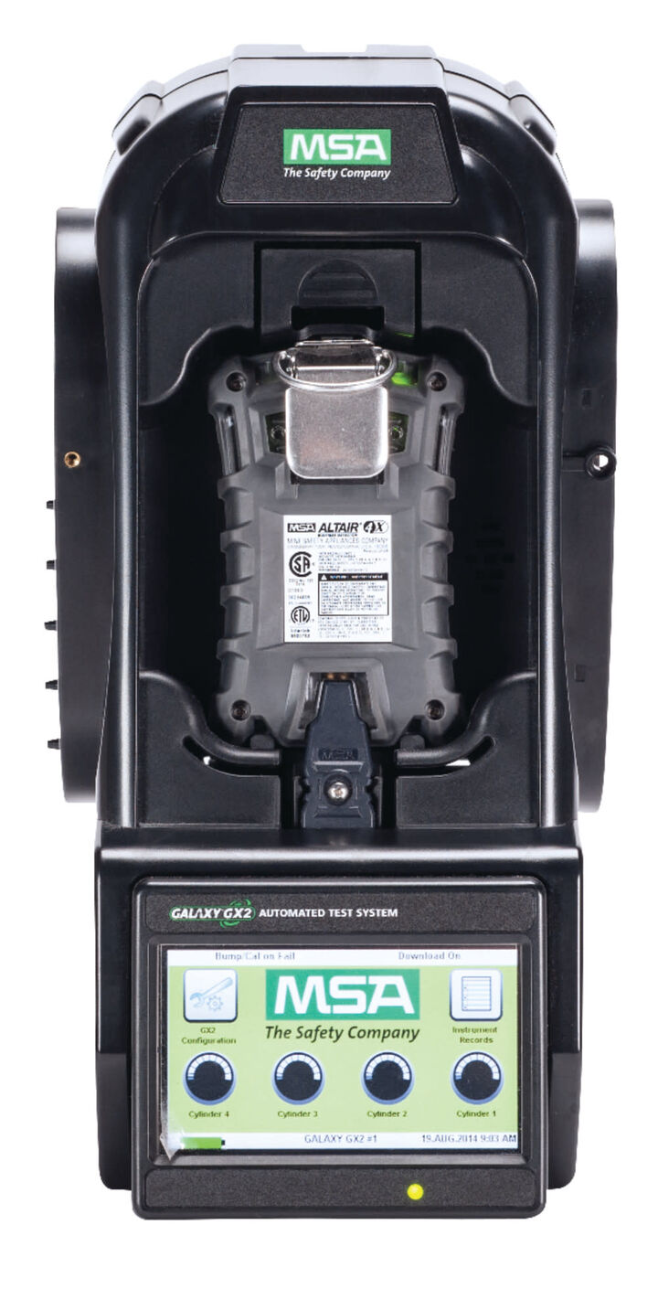 MSA Safety Works Galaxy GX2 ALTAIR Gas Detector 4/4X 1 Valve Charging NA Charger