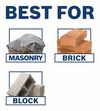 Bosch Masonry Drill Bit Fast Spiral Rotary, 1/8in X 2in X 3in, small image number 2