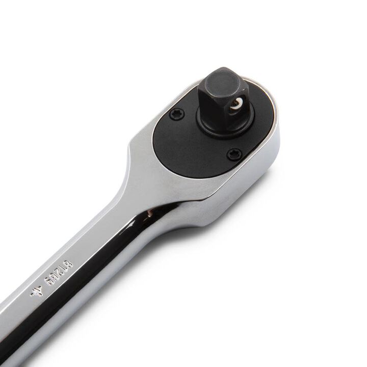 GEARWRENCH 120XP 3/8 Inch Drive Full Polish Chrome Extra Long Handle Teardrop Ratchet, large image number 2