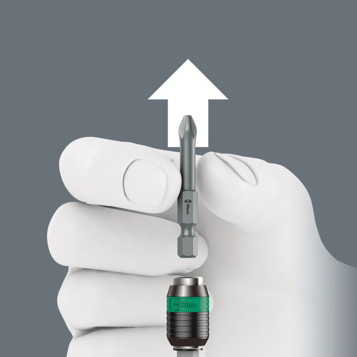 Wera Tools 813R 90 mm Length Bitholding Screwdriver W/ Rapidaptor Chuck, large image number 3