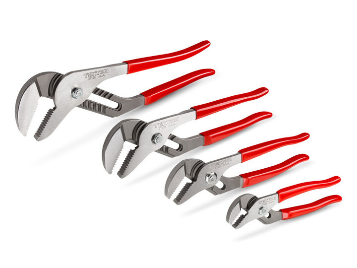Tekton Groove Joint Pliers Set, 4-Piece (7, 10, 13, 16 Inch), large image number 1