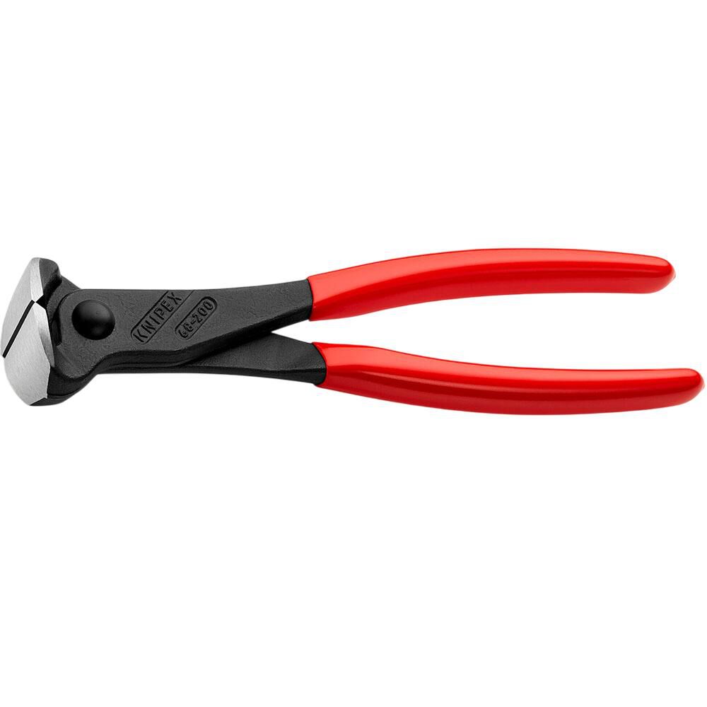 Knipex 8 Inch Steel End Cutting Nippers with Plastic Handle, large image number 1