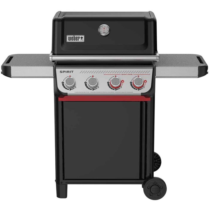 Weber Spirit E-425 26.6 Inch 4 Burner 35000 BTU Black Liquid Propane Gas Grill 
