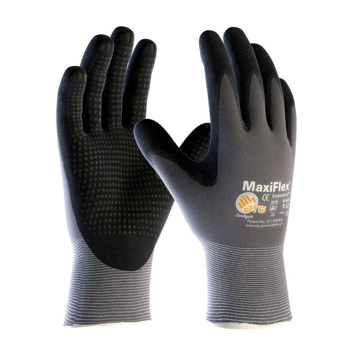 Protective Industrial Products MaxiFlex Endurance Seamless Knit Nylon Glove with Nitrile Coated MicroFoam Grip S 12-Pairs Pack