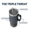 YETI Rambler 35 Oz Straw Mug with Straw Lid Seafoam, small image number 5