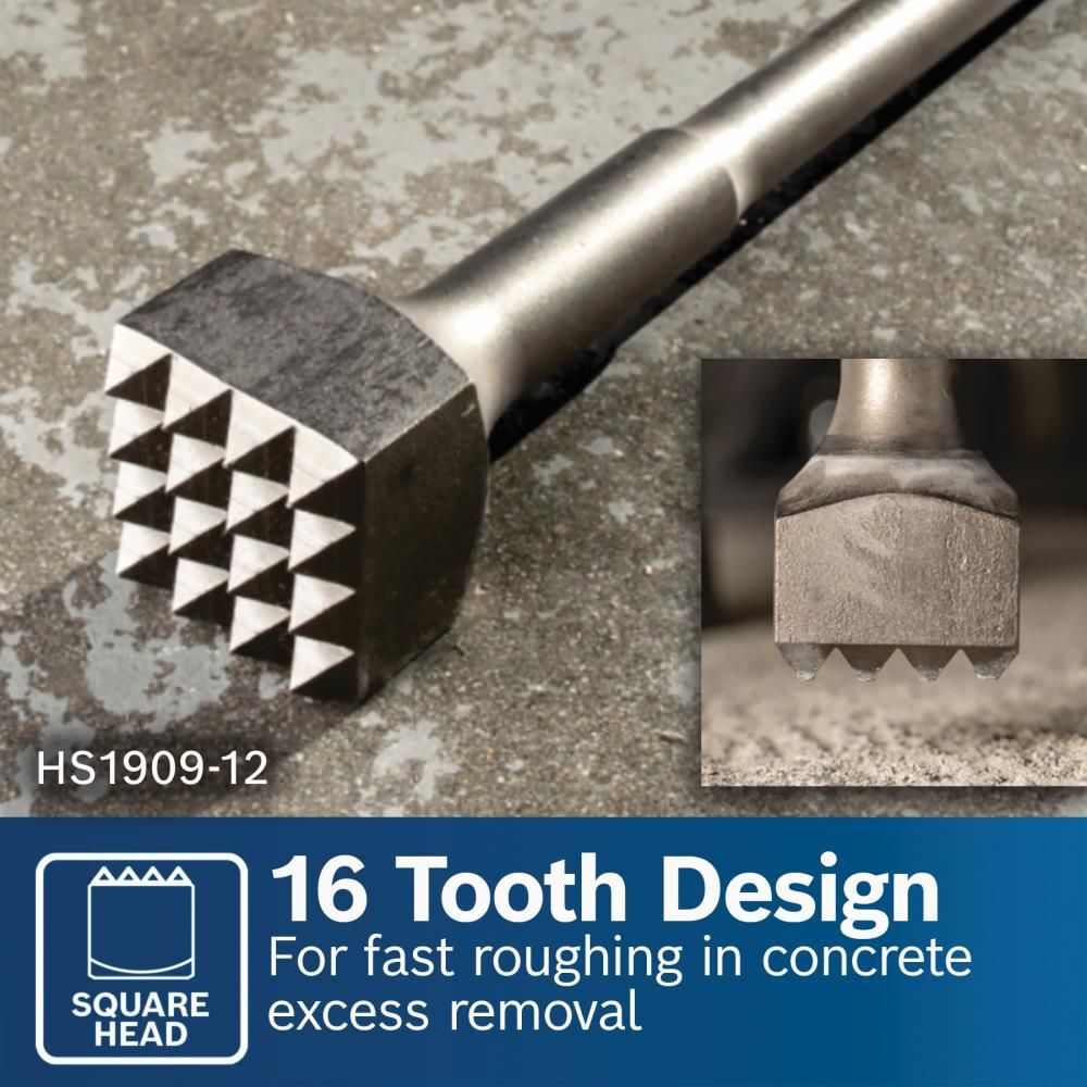 Bosch SDS max 1 3/4in Square x 12 1/2in 25 Tooth Bushing Tool, large image number 12