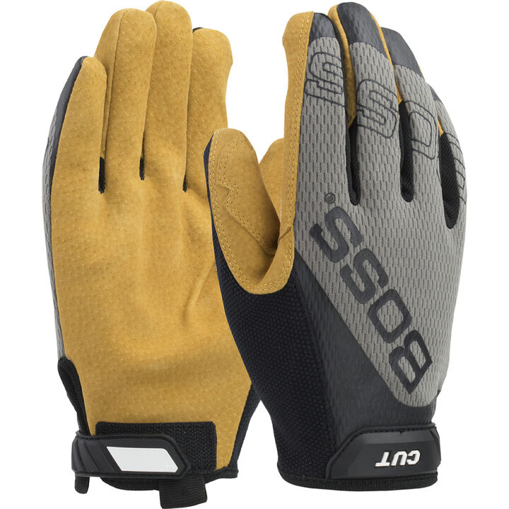Protective Industrial Products Boss Cut Pigskin Leather Palm Performance Gloves, large image number 5