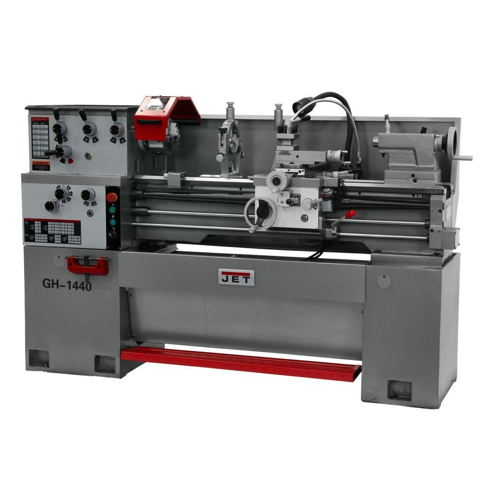 JET 14x40 Gear Head Lathe with Newall DP700 DRO and Taper Attachment, large image number 6