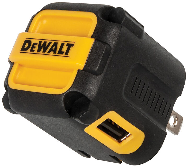 DEWALT NeverBlock Worksite USB Charger 2 Port