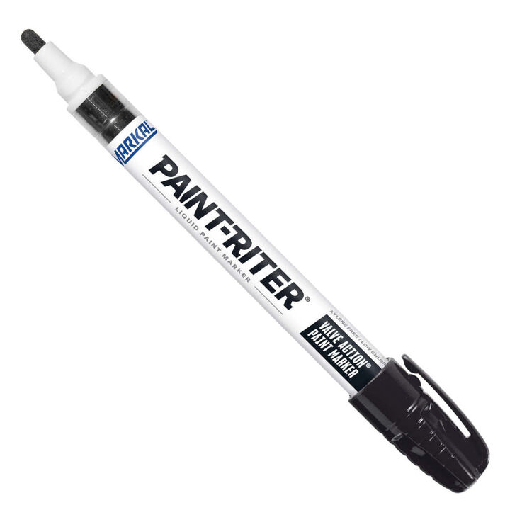 Markal Paint-Riter Valve Action Liquid Paint Marker, Black