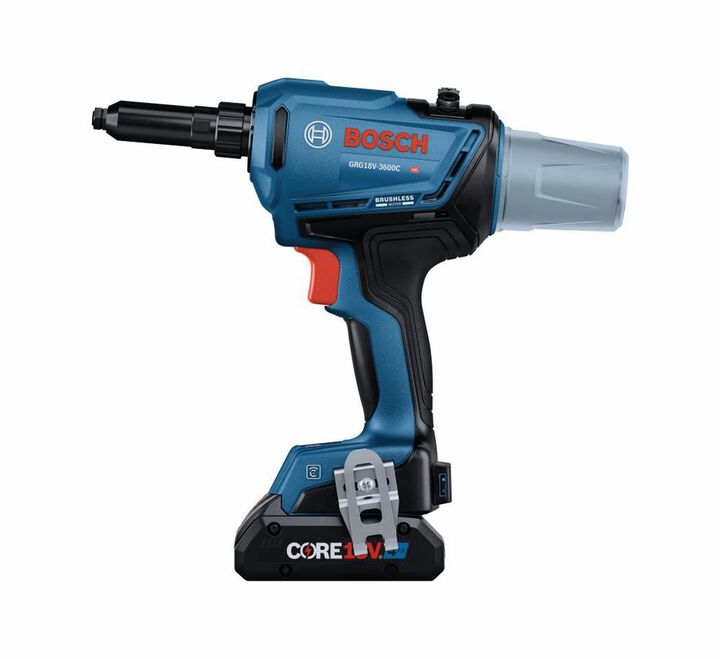 Bosch 18V Connected Rivet Tool Kit with 2ct CORE18V 4Ah Advanced Power Batteries, large image number 3