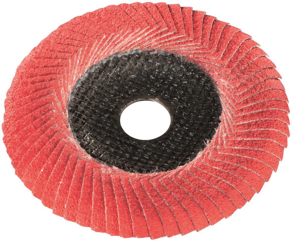 Metabo 5in x 7/8in P60 Ceramic Convex Flap Disc, large image number 1