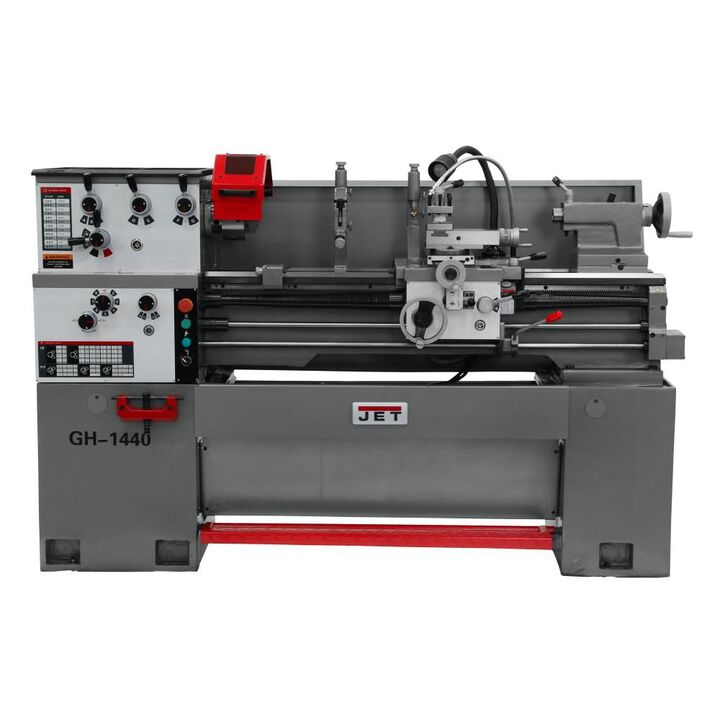 JET GH-1440-3 Lathe with Taper Attachment and Collet Closer
