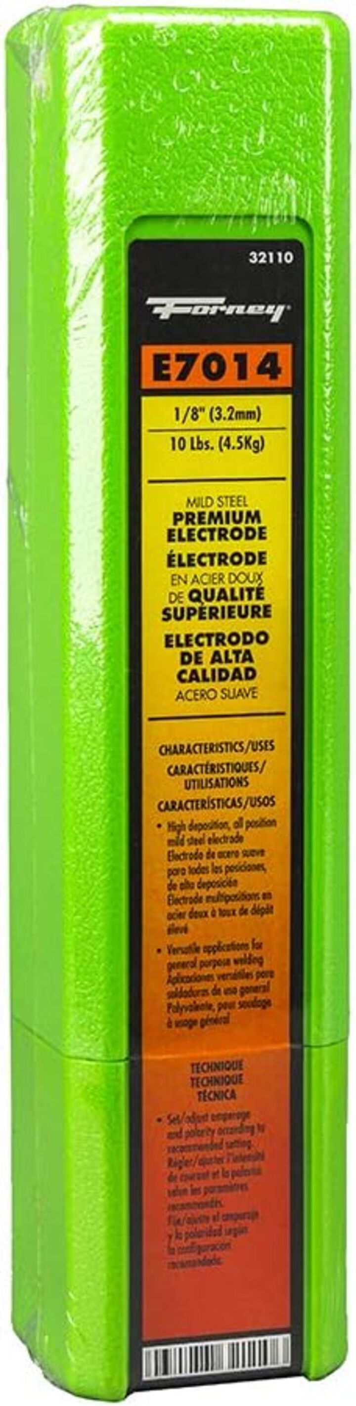 Forney Industries E7014 1/8 in Diameter x 10 Lbs Mild-Steel Welding Electrode, large image number 0