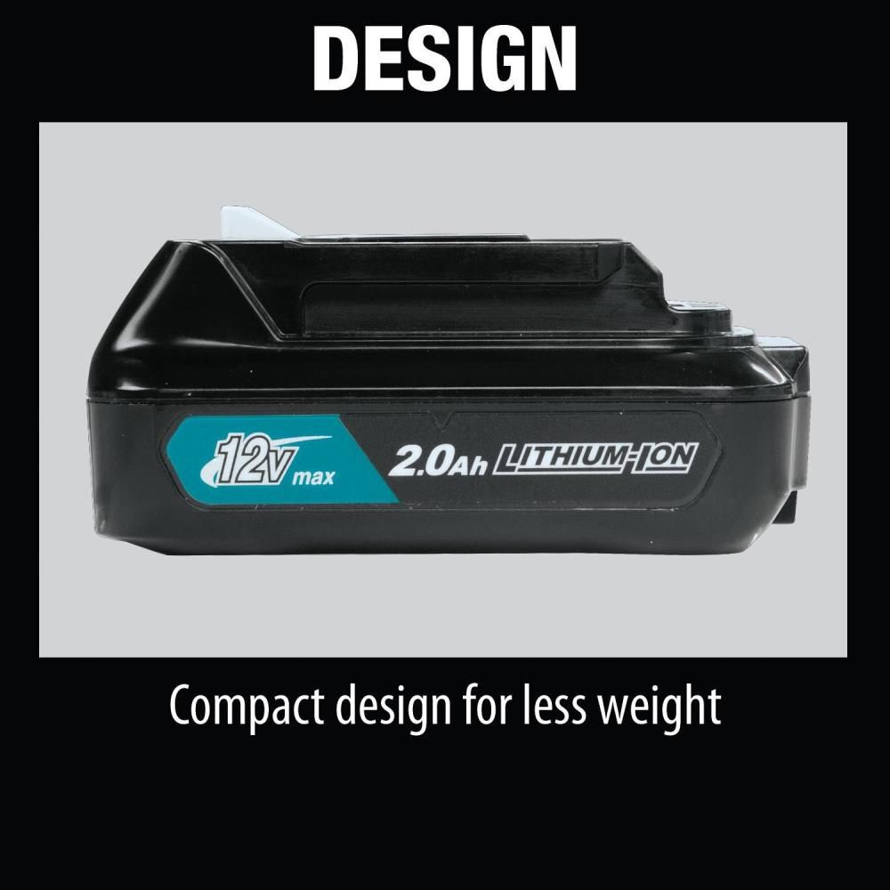Makita 12V max CXT Lithium-Ion Battery and Charger Starter Pack (2.0Ah), large image number 11