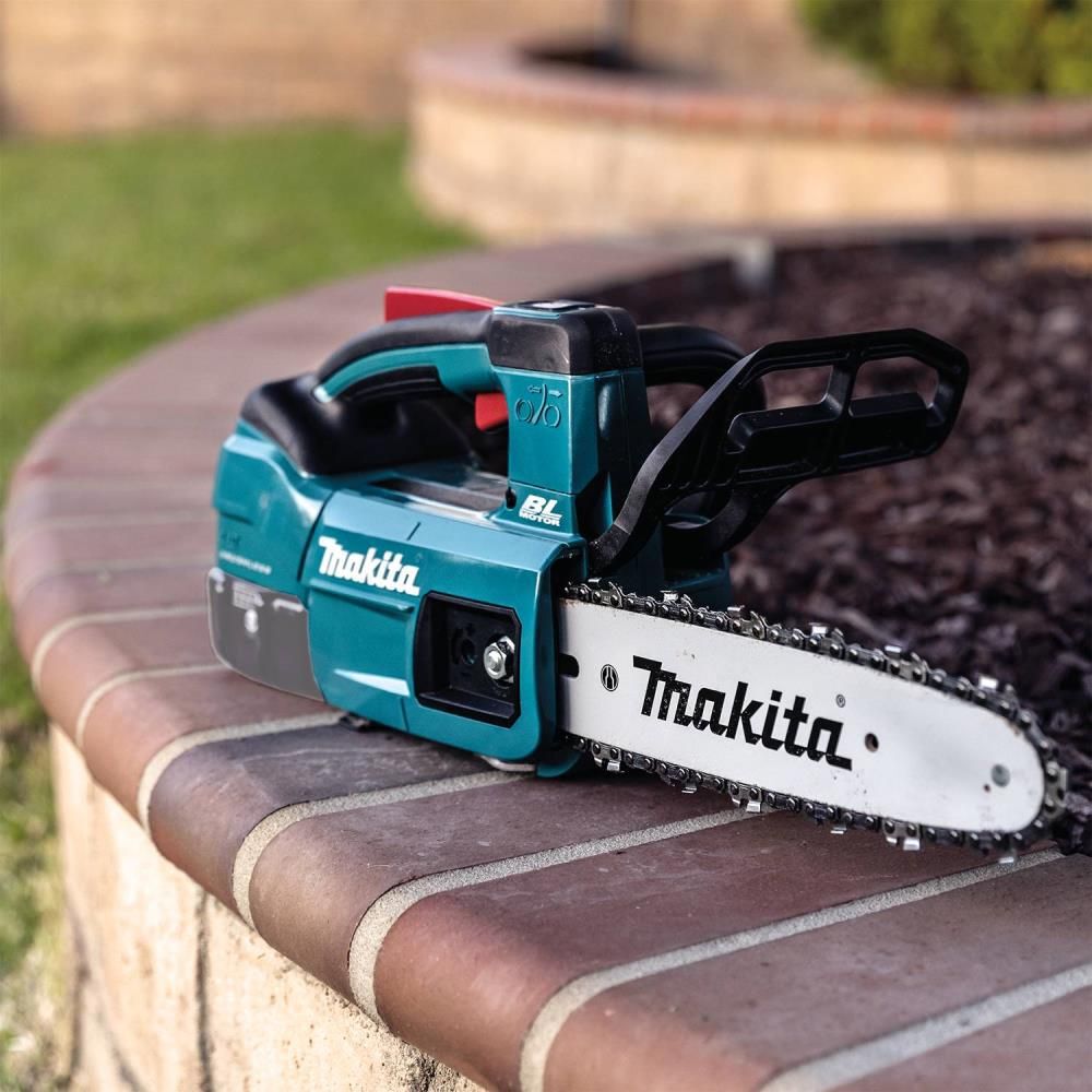 Makita 18V LXT Lithium-Ion Brushless Cordless 10in Top Handle Chain Saw (Bare Tool), large image number 9