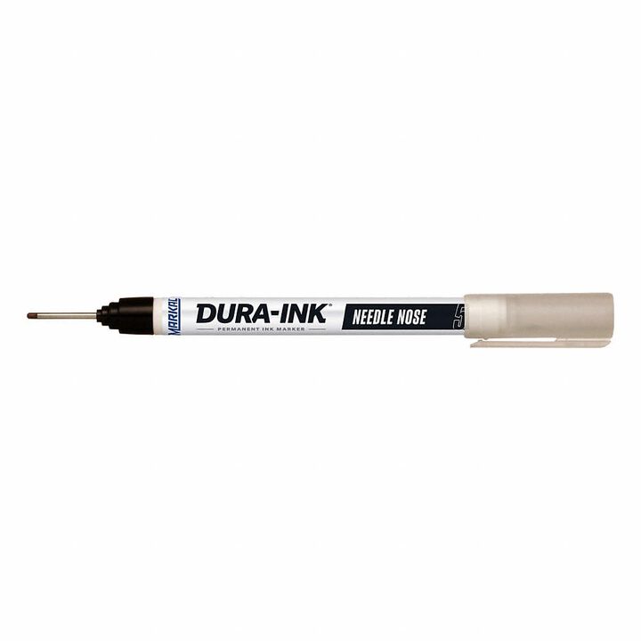 Markal Dura-Ink 1/32 Inch Tip Needle Nose Permanent Ink Marker Black