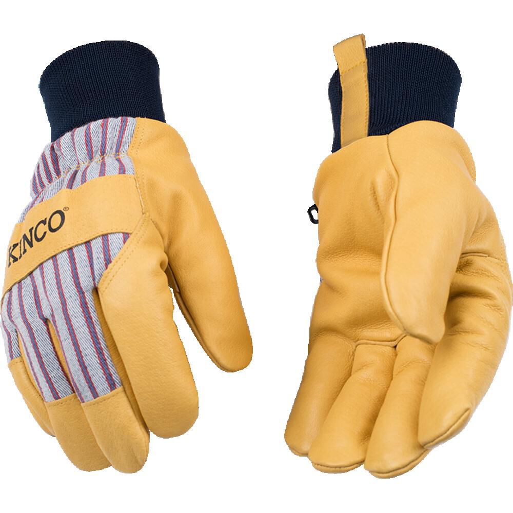 Kinco 1927KW Lined Premium Grain Pigskin Palm Work Gloves XL, large image number 2